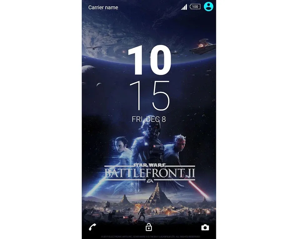 Mời tải về Star Wars Theme tuyệt đẹp dành cho smartphone Sony