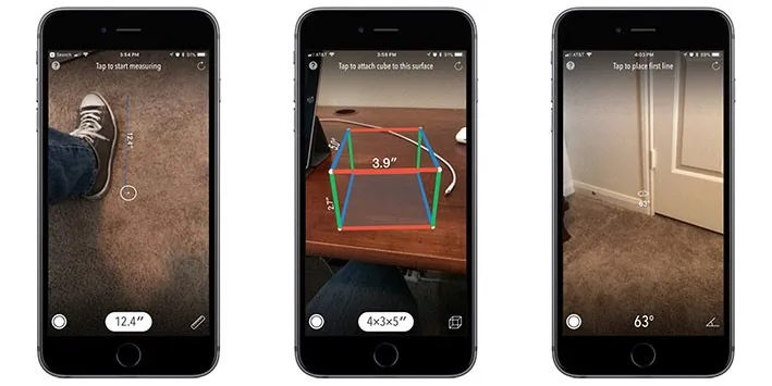 Mời trải nghiệm ứng dụng thước đo ảo AR MeasureKit rất thú vị trên iOS 11