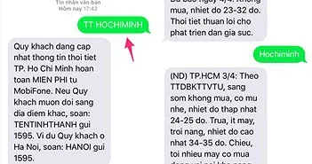 Mưa gió thất thường sẽ không là gì khi có smartphone trên tay