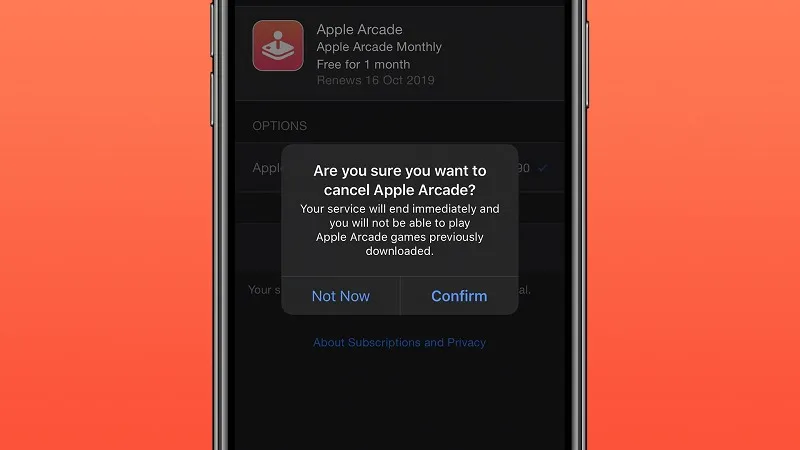 Muốn hủy Apple Arcade trước thời hạn thì đây là cách bạn cần làm