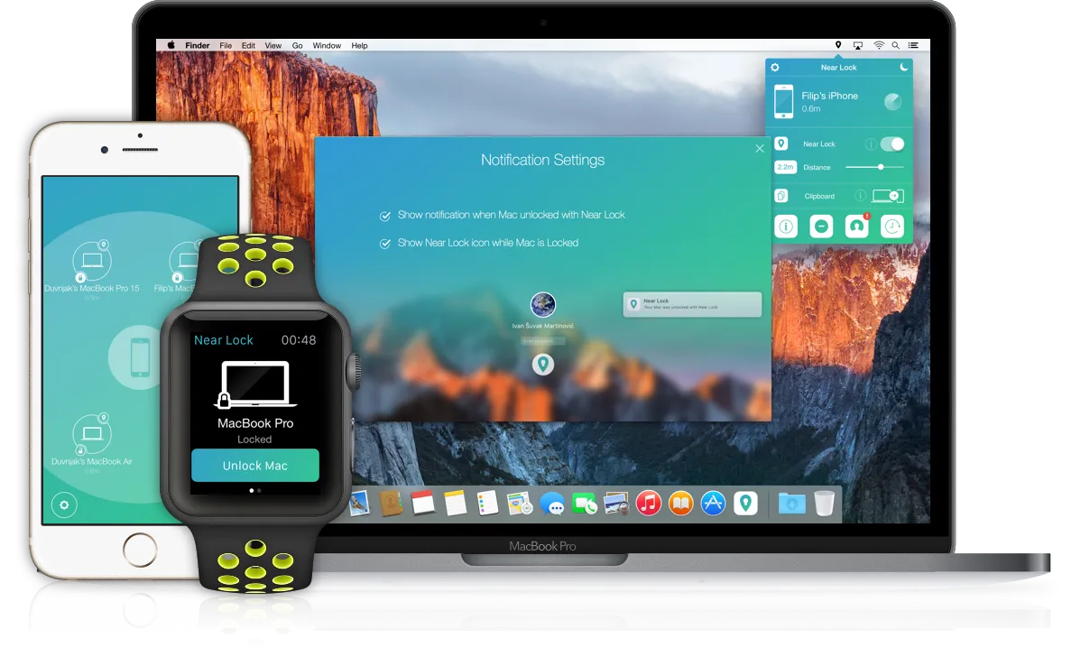 Near Lock – Ứng dụng giúp bạn mở/khóa máy Mac bằng iPhone hoặc iPad