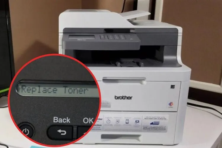 Nguyên nhân máy in Brother báo lỗi Toner và cách khắc phục