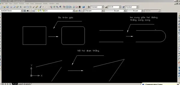 Nguyên nhân và cách khắc phục lỗi không dùng được lệnh Fillet trong CAD