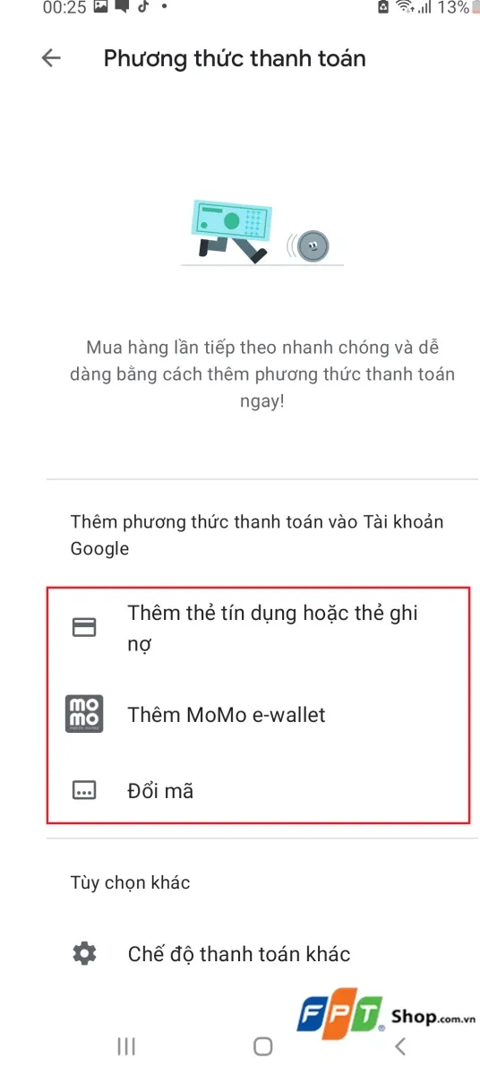 Nguyên nhân và cách khắc phục lỗi phương thức thanh toán bị từ chối trên Google Play