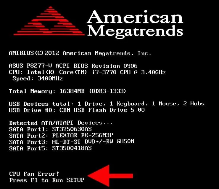 Nguyên nhân và cách khắc phục lỗi quạt CPU khi khởi động