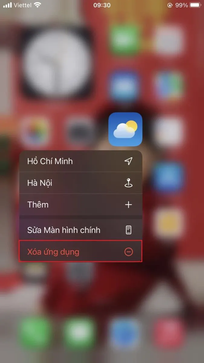 Nguyên nhân và cách khắc phục lỗi Widget thời tiết trên iPhone không hoạt động