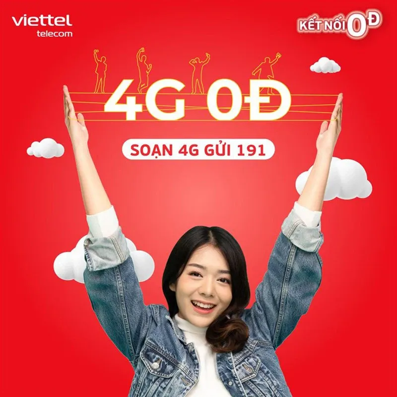 Nhận ngay data 4G Viettel giá 0 ĐỒNG chỉ với 1 tin nhắn cực đơn giản