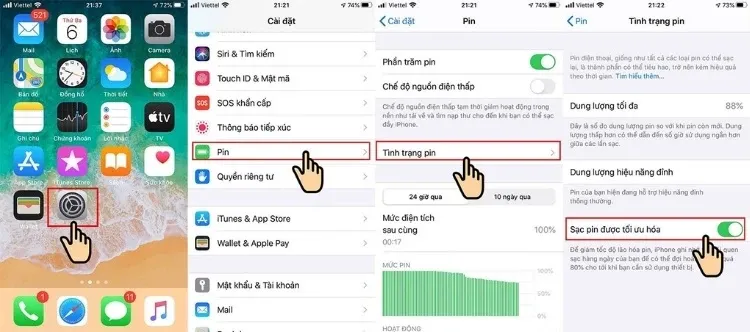 Những cách bật chế độ tự ngắt sạc iPhone nhanh, tự động và đơn giản