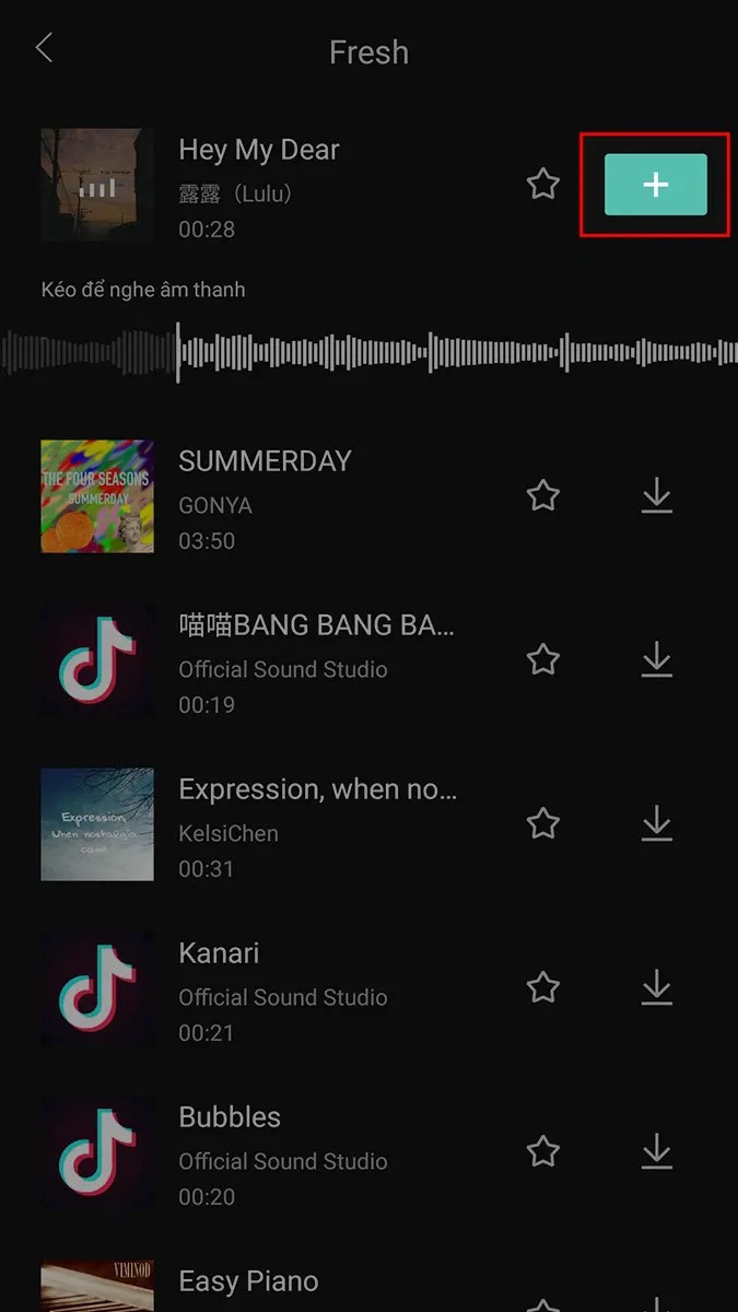 Những cách thêm nhạc vào Capcut thông dụng nhất