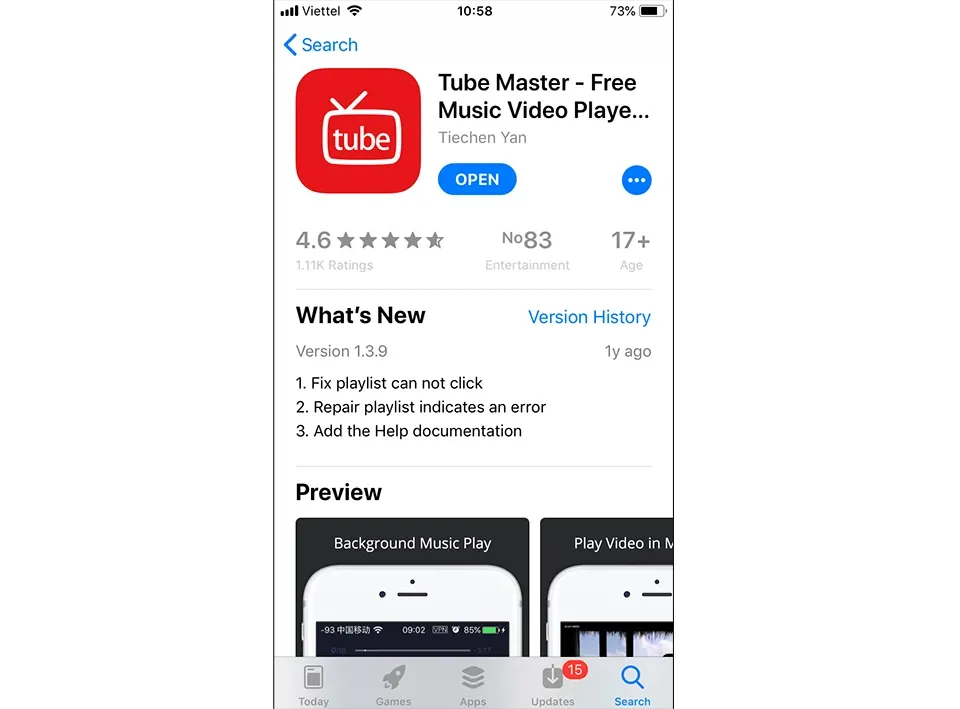 Những ứng dụng nghe nhạc YouTube tắt màn hình iPhone