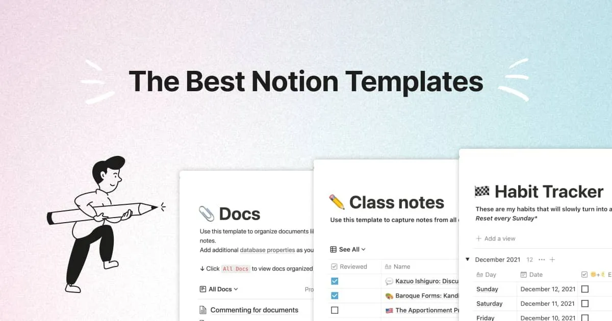 Notion template là gì? Ưu điểm kho thư viện Notion template