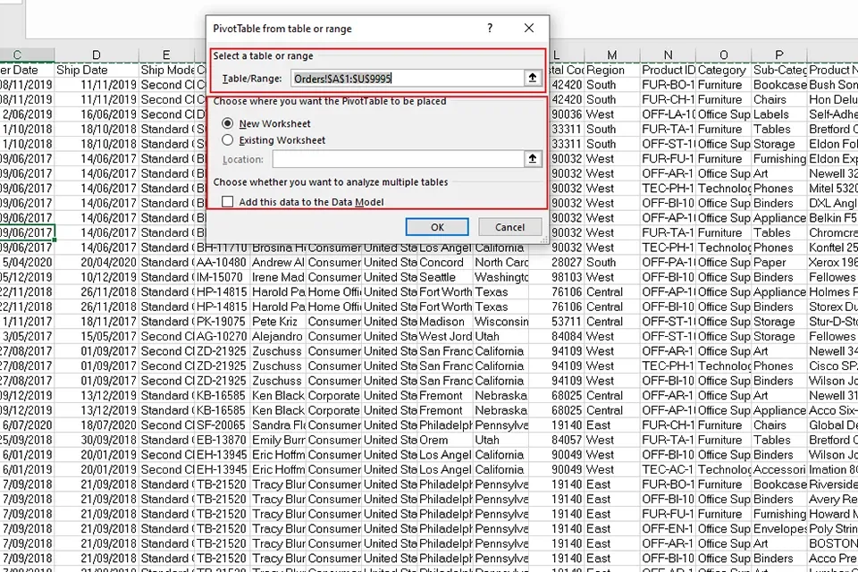 Pivot Table là gì? Cách sử dụng Pivot Table để thống kê dữ liệu trong Excel