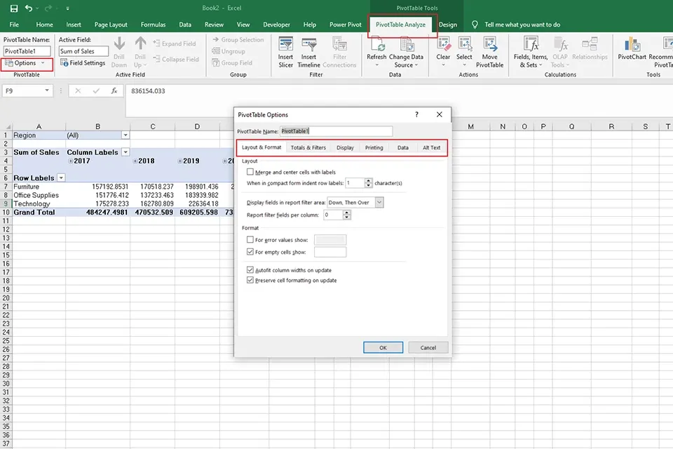 Pivot Table là gì? Cách sử dụng Pivot Table để thống kê dữ liệu trong Excel