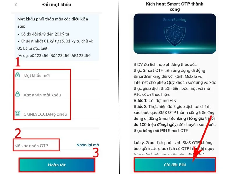 Quên mật khẩu BIDV SmartBanking phải làm thế nào để lấy lại?