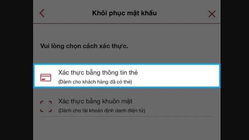 Quên mật khẩu Techcombank lấy lại bằng cách nào?