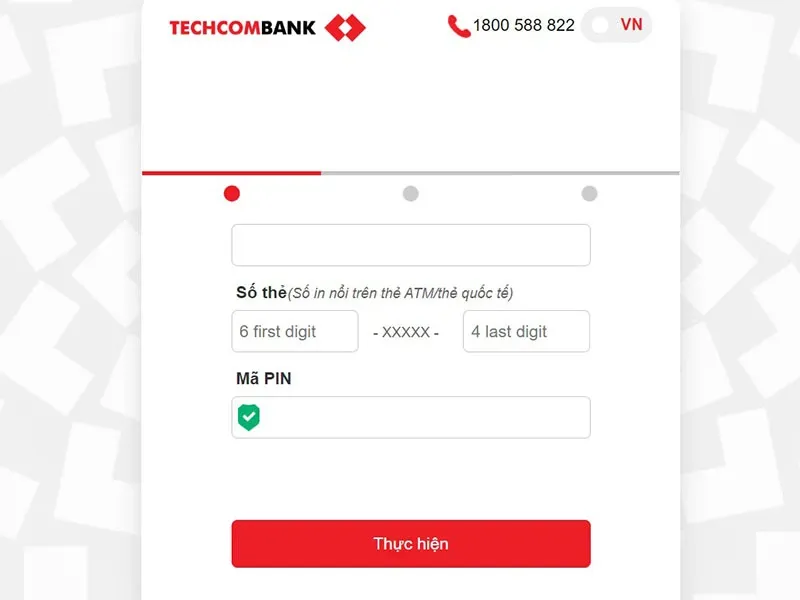 Quên mật khẩu Techcombank lấy lại bằng cách nào?