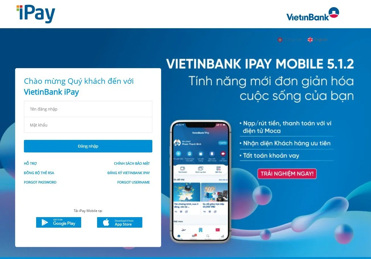 Quên mật khẩu VietinBank iPay? Hãy bình tĩnh và làm theo 3 cách đơn giản này