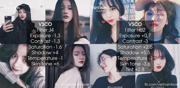 Selfie chuẩn ‘’gái Hàn’’ với loạt công thức VSCO cực hấp dẫn này