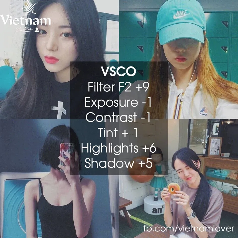 Selfie chuẩn ‘’gái Hàn’’ với loạt công thức VSCO cực hấp dẫn này