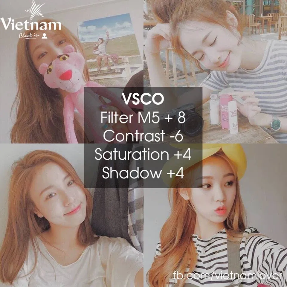 Selfie chuẩn ‘’gái Hàn’’ với loạt công thức VSCO cực hấp dẫn này