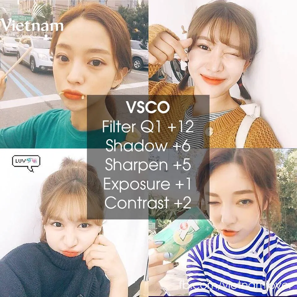 Selfie chuẩn ‘’gái Hàn’’ với loạt công thức VSCO cực hấp dẫn này