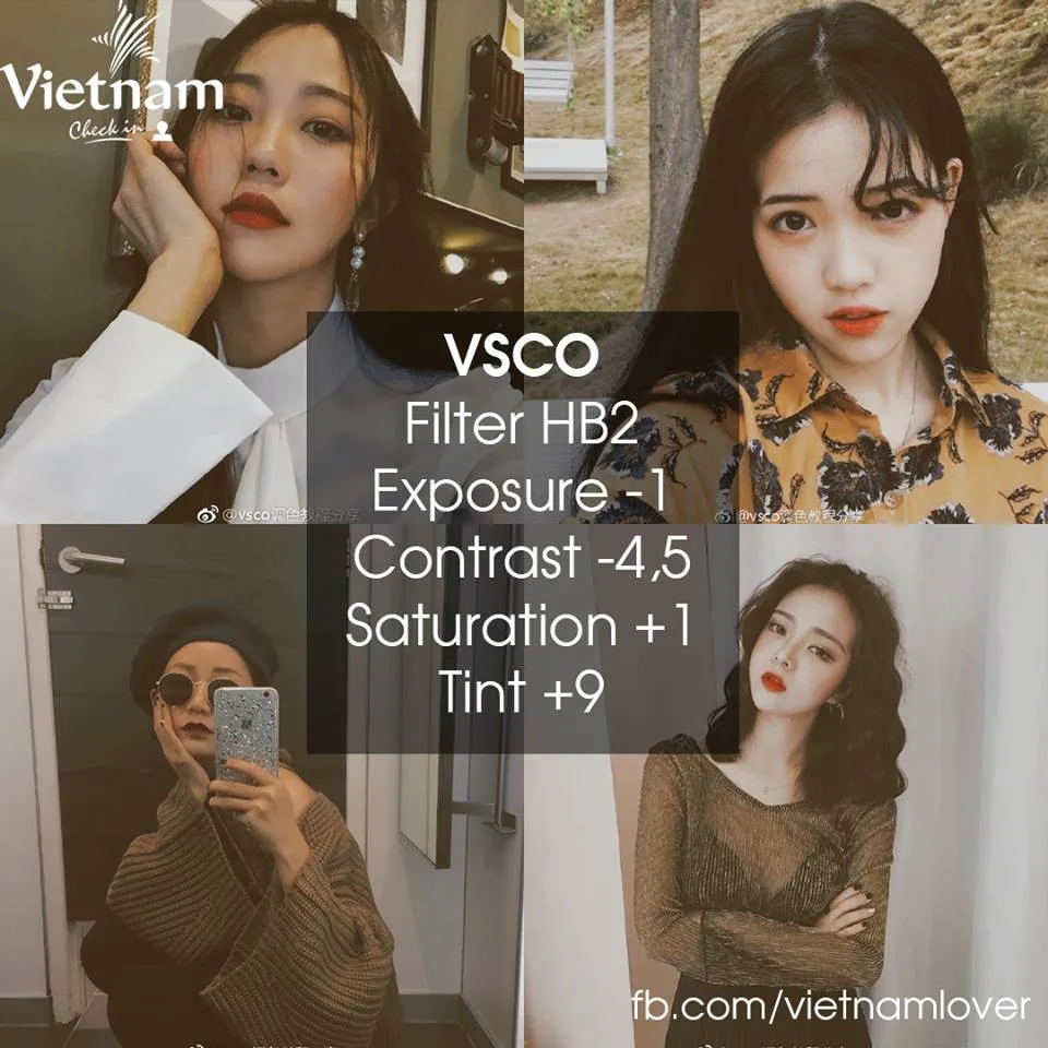 Selfie chuẩn ‘’gái Hàn’’ với loạt công thức VSCO cực hấp dẫn này