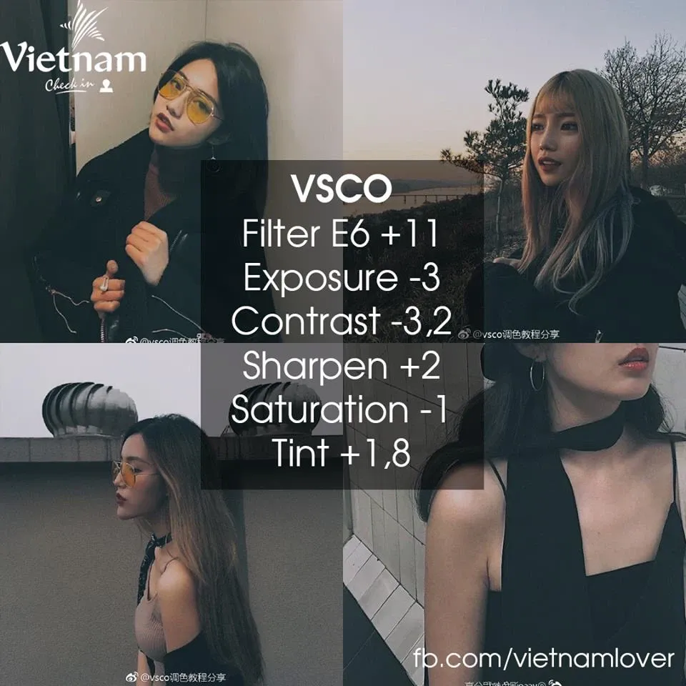 Selfie chuẩn ‘’gái Hàn’’ với loạt công thức VSCO cực hấp dẫn này