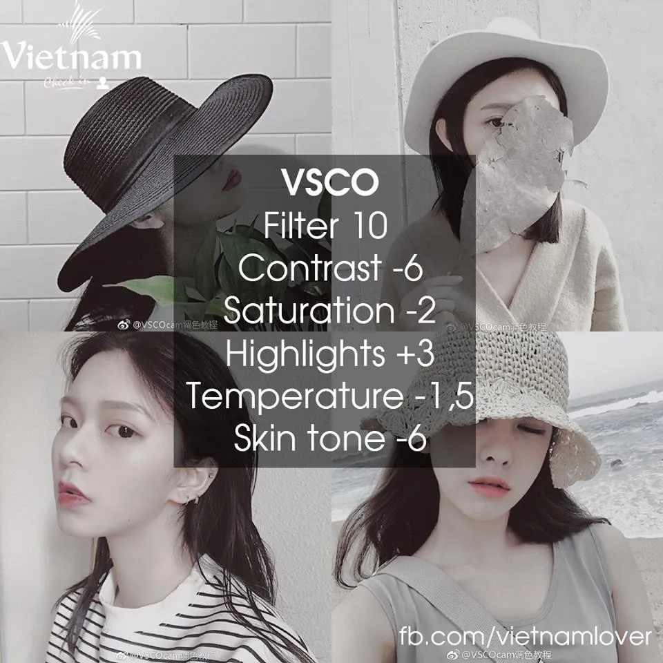 Selfie chuẩn ‘’gái Hàn’’ với loạt công thức VSCO cực hấp dẫn này