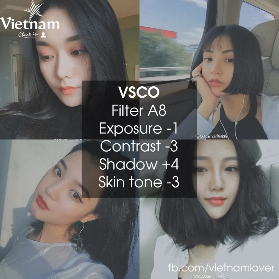 Selfie chuẩn ‘’gái Hàn’’ với loạt công thức VSCO cực hấp dẫn này