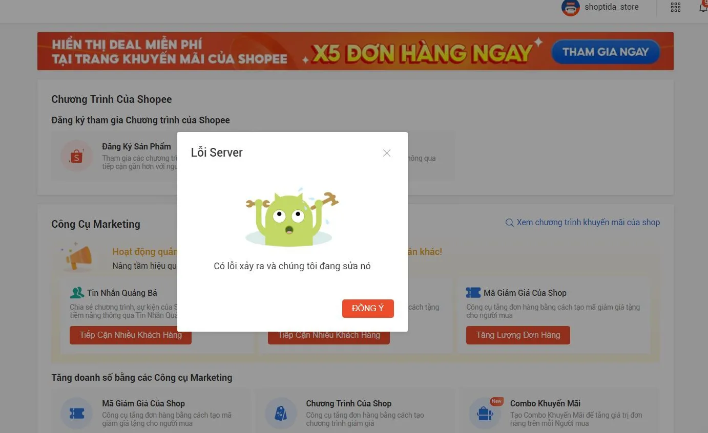 Shopee bị lỗi do nguyên nhân nào? Điểm danh 9 lỗi phổ biến và cách khắc phục nhanh gọn nhất