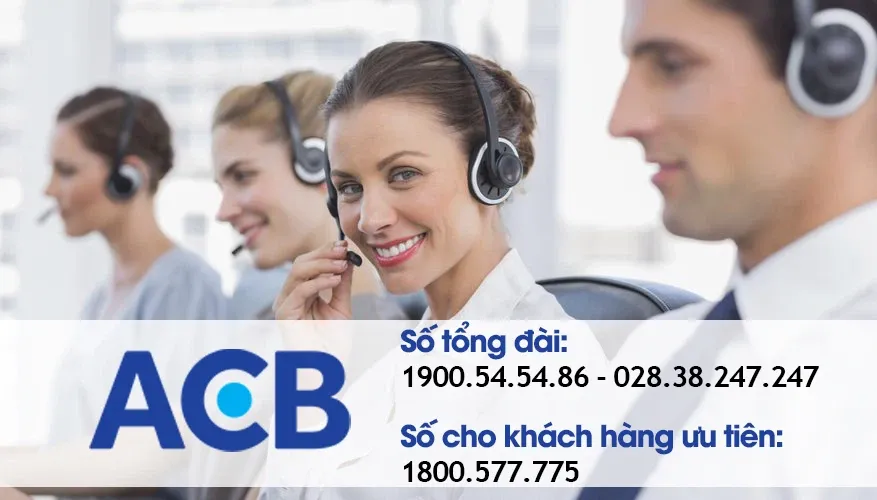 Số điện thoại tổng đài ACB | Số chăm sóc khách hàng ACB 24/7