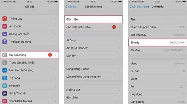 Số máy iPhone bắt đầu bằng chữ N có nghĩa là gì? Có tốt không? Có ảnh hưởng gì không?