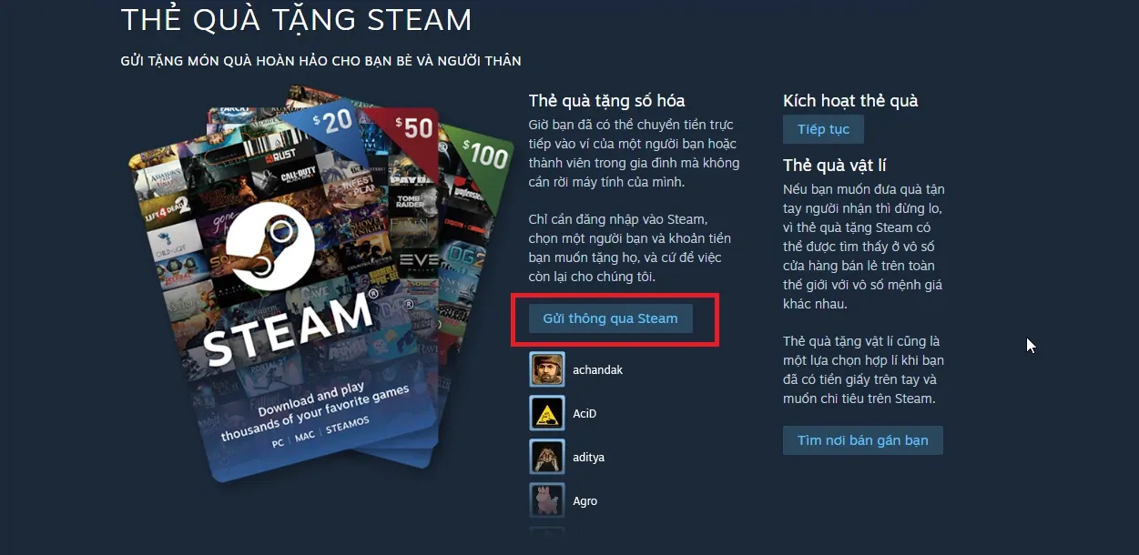 Steam Wallet là gì? Cách nạp tiền và đổi thẻ quà tặng đơn giản