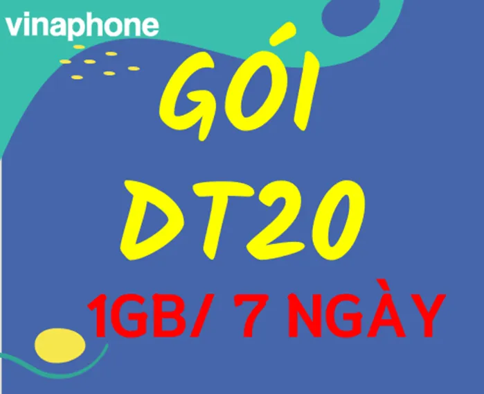 Sử dụng ngay 7GB tốc độ cao hằng tuần với gói DT20 VinaPhone với giá siêu hời