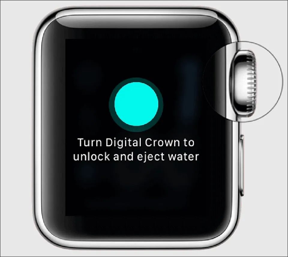 Sử dụng Water Lock trên Apple Watch series 3 & 2 chạy watchos 4