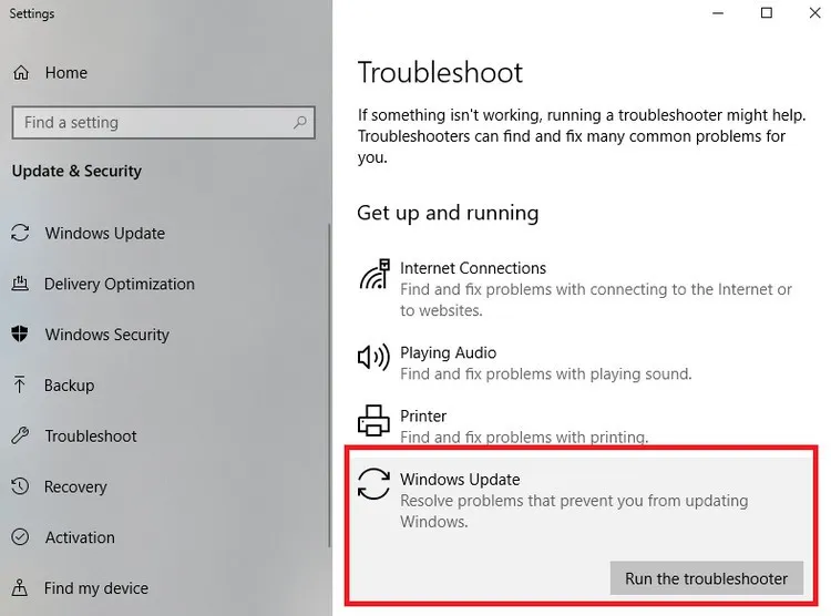 Sửa lỗi không tải và cài đặt Windows 10 May 2021 Update (21H1)