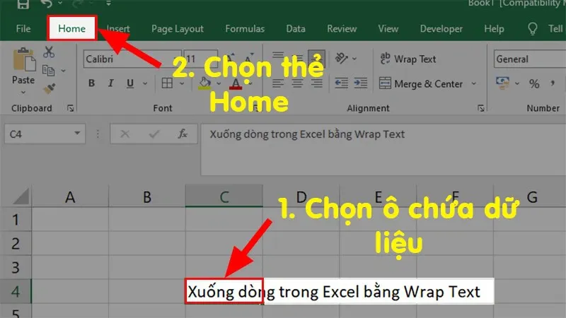 Sửa lỗi không xuống dòng được trong Excel chỉ với vài thao tác cực đơn giản