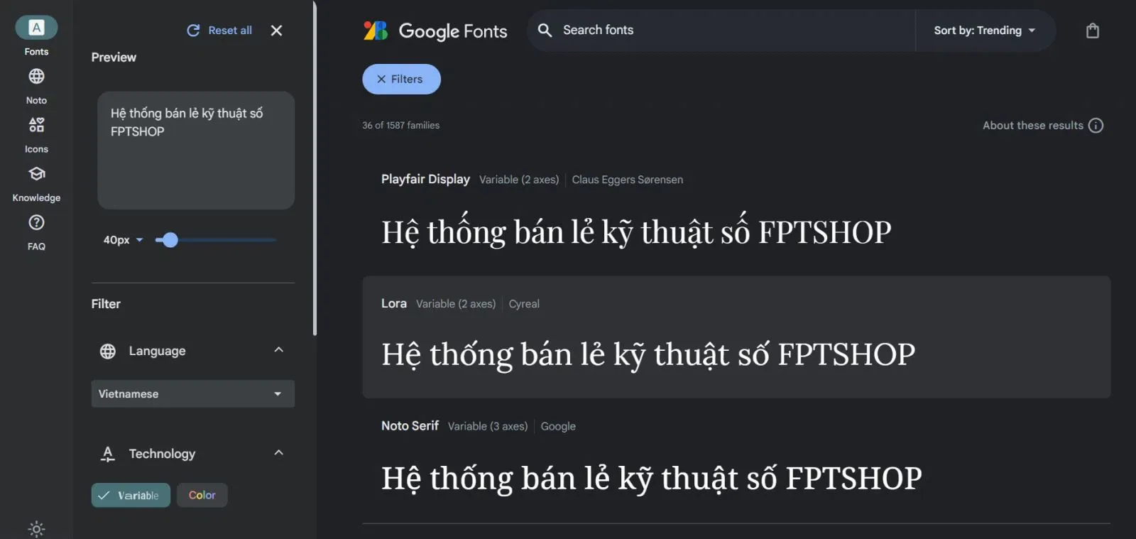 Tải bộ Google fonts tiếng Việt đa dụng, phổ biến dành cho tất cả người dùng