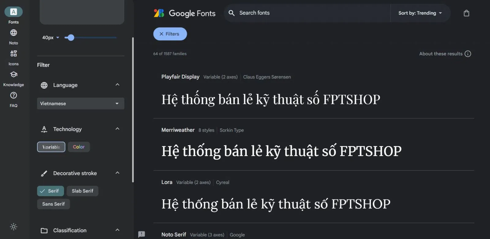 Tải bộ Google fonts tiếng Việt đa dụng, phổ biến dành cho tất cả người dùng