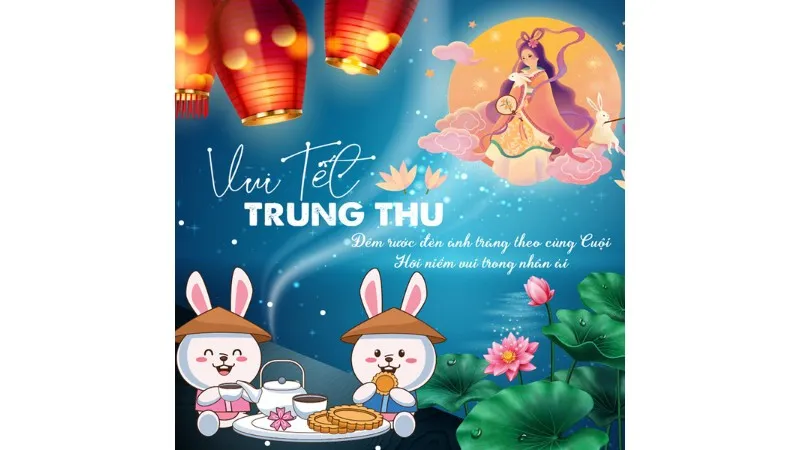 Tải miễn phí 15 mẫu poster Trung Thu sáng tạo, đẹp mắt thích hợp trang trí cho dịp Trung Thu sắp tới