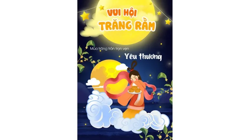 Tải miễn phí 15 mẫu poster Trung Thu sáng tạo, đẹp mắt thích hợp trang trí cho dịp Trung Thu sắp tới