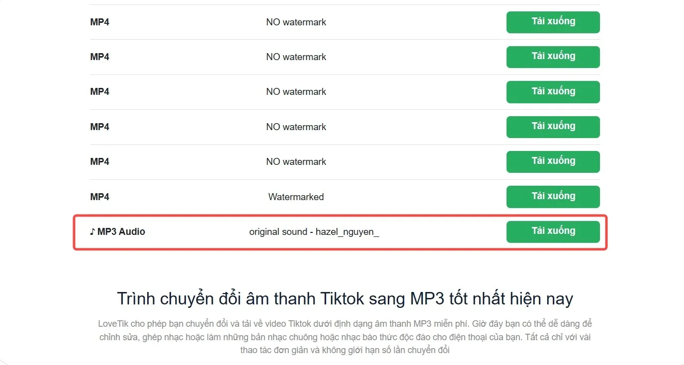 Tải nhạc TikTok miễn phí trên di động, máy tính giúp bắt trend siêu tiện lợi