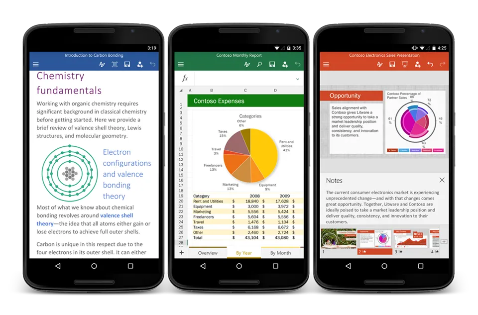 Tải office cho điện thoại Android phiên bản mới nhất