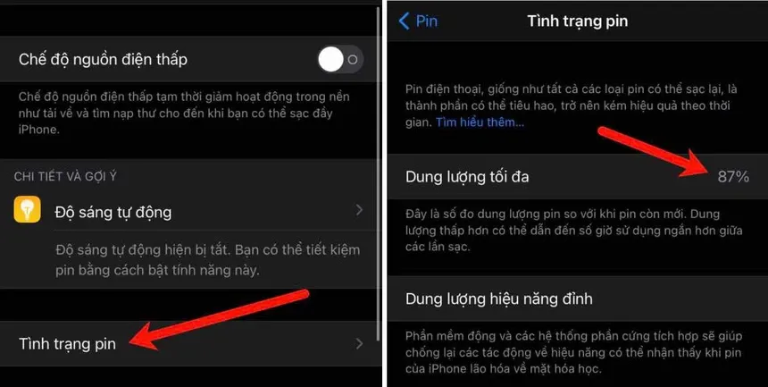 Tại sao dung lượng tối đa pin iPhone tụt nhanh? Tìm hiểu 4 nguyên nhân phổ biến và cách xử lý