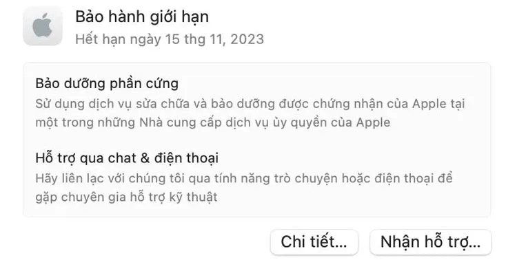 Tại sao máy Mac mua mới bị thiếu bảo hành hoặc kiểm tra không ra