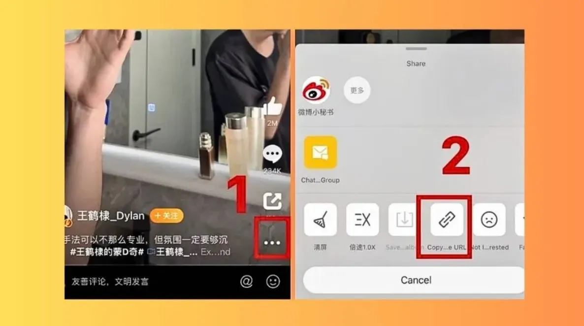 Tải video Weibo cực dễ, cực nhanh về điện thoại, máy tính mà không dính logo