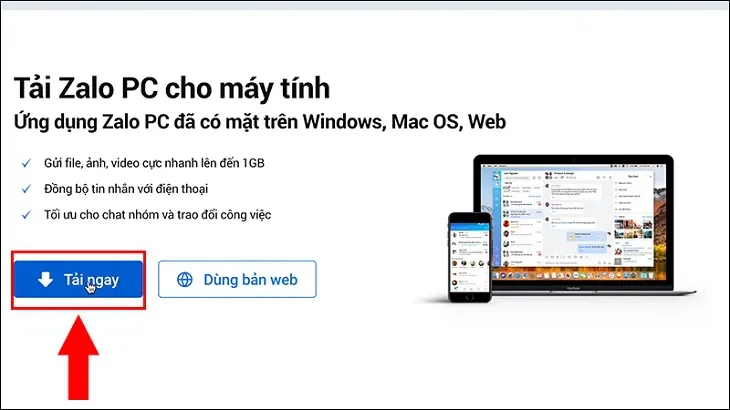 Tải Zalo cho MacBook cực nhanh và sử dụng đơn giản chỉ với vài cú click chuột