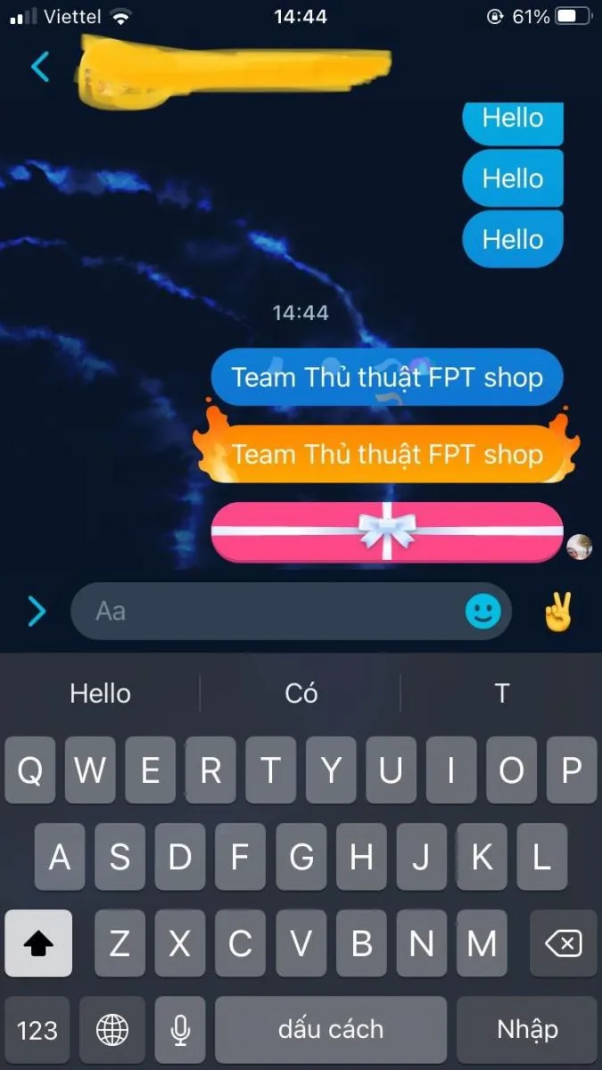 Tạo ấn tượng với hiệu ứng hộp quà cực chất đến từ Messenger