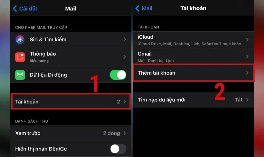 Tạo email trên điện thoại iPhone đơn giản, nhanh chóng khi thực hiện theo hướng dẫn sau