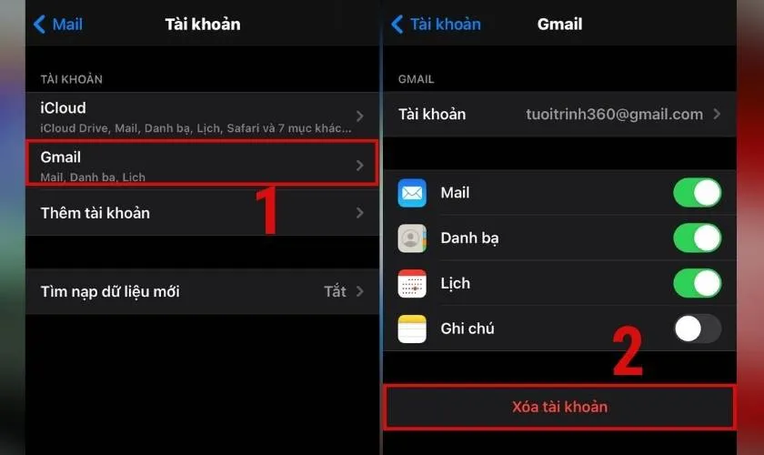 Tạo email trên điện thoại iPhone đơn giản, nhanh chóng khi thực hiện theo hướng dẫn sau